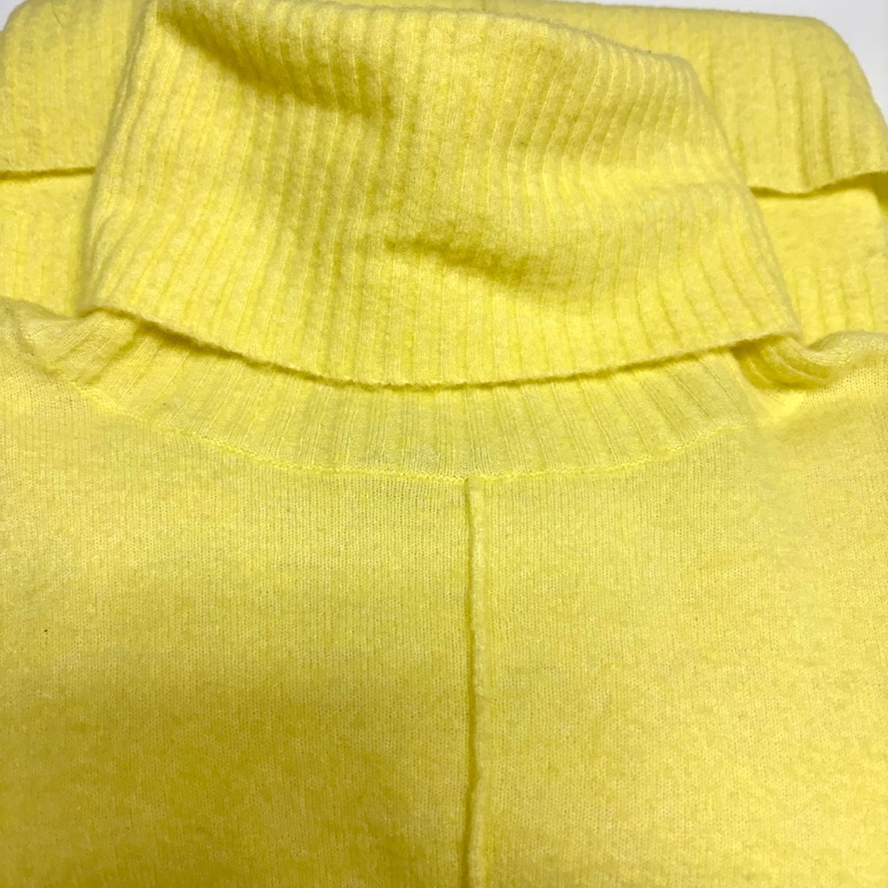 Athleta Transit Pullover Bright Yellow Sweater Tu… - image 9